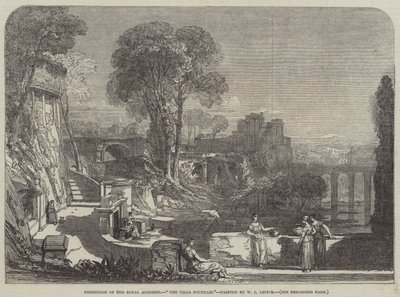 The Villa Fountain by William Leighton Leitch